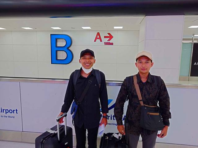 インドネシア人技能実習生２名が成田空港へ到着